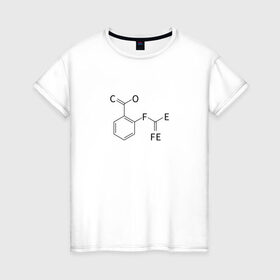Женская футболка хлопок с принтом Coffee в Санкт-Петербурге, 100% хлопок | прямой крой, круглый вырез горловины, длина до линии бедер, слегка спущенное плечо | кофе | кофейня | кофеман | любовь | напиток | химия | чай