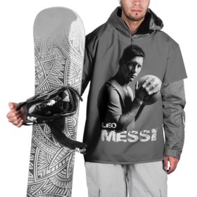 Накидка на куртку 3D с принтом Leo Messi в Санкт-Петербурге, 100% полиэстер |  | Тематика изображения на принте: barcelona | spanish | аргентина | барселона | испания | лео | месси | мяч | футбол | футболист