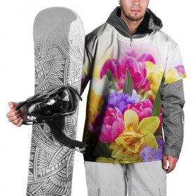 Накидка на куртку 3D с принтом Нежность в Санкт-Петербурге, 100% полиэстер |  | Тематика изображения на принте: желтый | красный | любовь | новинки | подарок | розы | сердце | текстура | тюльпаны | цветы