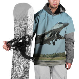 Накидка на куртку 3D с принтом На взлете в Санкт-Петербурге, 100% полиэстер |  | Тематика изображения на принте: самолет