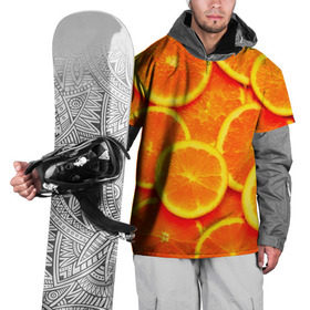 Накидка на куртку 3D с принтом Сочные апельсины в Санкт-Петербурге, 100% полиэстер |  | Тематика изображения на принте: апельсин | летние | сочные | цитрус | яркие