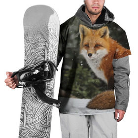 Накидка на куртку 3D с принтом Лиса в Санкт-Петербурге, 100% полиэстер |  | fox | животное | зверь | красивая | лес | лис | лиса | лисенок | лисица | лисичка | мех | патрикеевна | песец | плутовка | прикольная | природа | рыжая | рыжий цвет | сказка | хвост | хитрая | хищник