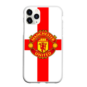 Чехол для iPhone 11 Pro матовый с принтом Manchester united в Санкт-Петербурге, Силикон |  | 3д | fc | manchester united | mu | англия | британия | игра | канониры | красные дьяволы | лондон | манчестер | мю | флаг | флаг британии | футбол | эмблема