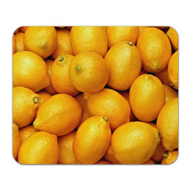 Коврик прямоугольный с принтом Лимончики в Санкт-Петербурге, натуральный каучук | размер 230 х 185 мм; запечатка лицевой стороны | 3d | витамин | еда | желтый | лето | лимон | много | пища | прикольные | сочные | фрукты | цитрус | яркие