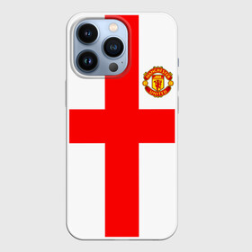 Чехол для iPhone 13 Pro с принтом Manchester united в Санкт-Петербурге,  |  | 3d | 3д | fc | manchester united | mu | англия | британия | игра | канониры | красные дьяволы | лондон | манчестер | мю | флаг | флаг британии | футбол | эмблема