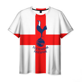 Мужская футболка 3D с принтом Tottenham в Санкт-Петербурге, 100% полиэфир | прямой крой, круглый вырез горловины, длина до линии бедер | 3d | english | fc | football | new | tottenham | tottenham hotspur | англия | британия | логотип | лондон | новые | популярные | прикольные | тоттенхэм | тоттенхэм хотспур | фк | флаг | футбол | футбольный клуб