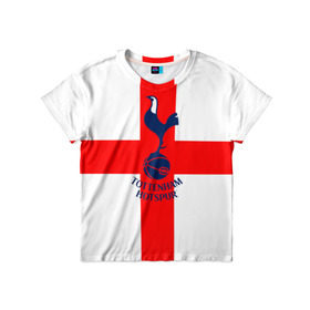 Детская футболка 3D с принтом Tottenham в Санкт-Петербурге, 100% гипоаллергенный полиэфир | прямой крой, круглый вырез горловины, длина до линии бедер, чуть спущенное плечо, ткань немного тянется | Тематика изображения на принте: 3d | english | fc | football | new | tottenham | tottenham hotspur | англия | британия | логотип | лондон | новые | популярные | прикольные | тоттенхэм | тоттенхэм хотспур | фк | флаг | футбол | футбольный клуб