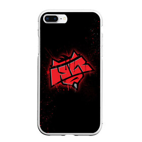 Чехол для iPhone 7Plus/8 Plus матовый с принтом csgo - HellRaisers (Black collection) в Санкт-Петербурге, Силикон | Область печати: задняя сторона чехла, без боковых панелей | 0x000000123 | csgo | hellraisers | hr | ксго | хелрейзерс