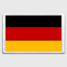 Магнит 45*70 с принтом Германия в Санкт-Петербурге, Пластик | Размер: 78*52 мм; Размер печати: 70*45 | Тематика изображения на принте: germany | флаг