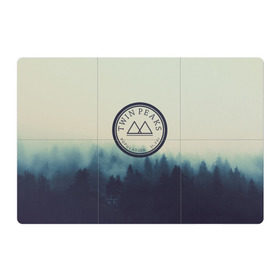 Магнитный плакат 3Х2 с принтом Twin Peaks в Санкт-Петербурге, Полимерный материал с магнитным слоем | 6 деталей размером 9*9 см | twin peaks твин пикс | годнота | девид линч | лес | лора палмер | сова | туман