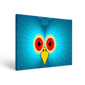 Холст прямоугольный с принтом Сова в Санкт-Петербурге, 100% ПВХ |  | Тематика изображения на принте: 3d | глаза | голова | другие | животные | нос | прикольные | птицы | сова | цветные | яркие
