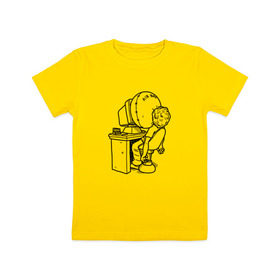 Детская футболка хлопок с принтом Codefest`17_5 в Санкт-Петербурге, 100% хлопок | круглый вырез горловины, полуприлегающий силуэт, длина до линии бедер | 