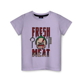 Детская футболка хлопок с принтом Dota 2 - Fresh Meat в Санкт-Петербурге, 100% хлопок | круглый вырез горловины, полуприлегающий силуэт, длина до линии бедер | dota | dota2 | game | online | дота | игра | крюк | онлайн | пудж | стратегия | хук