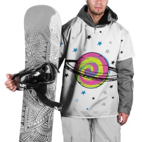 Накидка на куртку 3D с принтом Планета в Санкт-Петербурге, 100% полиэстер |  | Тематика изображения на принте: звезда | звезды | космос | планета | планеты | ракета | ракеты