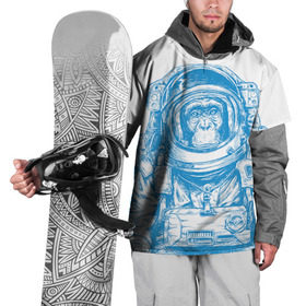 Накидка на куртку 3D с принтом Космомакака в Санкт-Петербурге, 100% полиэстер |  | Тематика изображения на принте: день космонавтики | звезда | звезды | космонавт | космонавты | космос | планета | планеты | ракета | ракеты