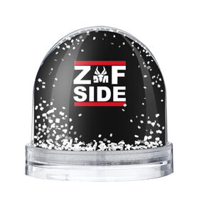 Снежный шар с принтом Z Side в Санкт-Петербурге, Пластик | Изображение внутри шара печатается на глянцевой фотобумаге с двух сторон | die antwoord | ninja | yolandi
