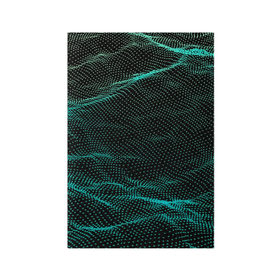 Обложка для паспорта матовая кожа с принтом Звуковые волны в Санкт-Петербурге, натуральная матовая кожа | размер 19,3 х 13,7 см; прозрачные пластиковые крепления | 