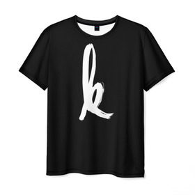 Мужская футболка 3D с принтом ki в Санкт-Петербурге, 100% полиэфир | прямой крой, круглый вырез горловины, длина до линии бедер | Тематика изображения на принте: kiiara | linkin park | киара | линкин парк