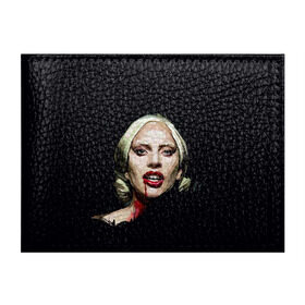 Обложка для студенческого билета с принтом Леди Гага в Санкт-Петербурге, натуральная кожа | Размер: 11*8 см; Печать на всей внешней стороне | lady gaga | леди гага
