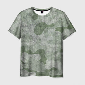Мужская футболка 3D с принтом Грязный камуфляж в Санкт-Петербурге, 100% полиэфир | прямой крой, круглый вырез горловины, длина до линии бедер | абстракция | армия | камуфляж | модный | оригинал