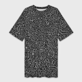 Платье-футболка 3D с принтом Die Antwoord. Рисунки в Санкт-Петербурге,  |  | dia | ninja | rap | rave | yolandi | zef | африка | графити | чаппи | юар