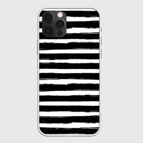 Чехол для iPhone 12 Pro Max с принтом Тельняшка в Санкт-Петербурге, Силикон |  | геометрия | зебра | линии | полосы | тельняшка | узор | черно белый