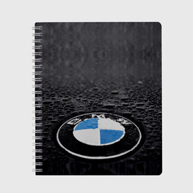 Тетрадь с принтом BMW в Санкт-Петербурге, 100% бумага | 48 листов, плотность листов — 60 г/м2, плотность картонной обложки — 250 г/м2. Листы скреплены сбоку удобной пружинной спиралью. Уголки страниц и обложки скругленные. Цвет линий — светло-серый
 | Тематика изображения на принте: bmw | x3 x4 x5 x6 x7 x8 | авто | автомобиль | блатная | бмв | бумер | бэха | иномарка | концерн | красивая | крутая | марка немецкая | машина | пацанский таз | прикольная | тачила | тачка