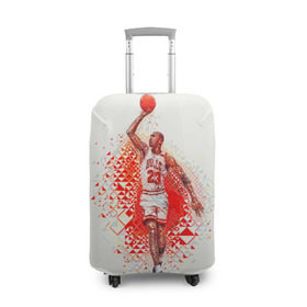 Чехол для чемодана 3D с принтом Michael Jordan в Санкт-Петербурге, 86% полиэфир, 14% спандекс | двустороннее нанесение принта, прорези для ручек и колес | bulls | chicago | chicago bulls | michael jordan | nba | sport | арт | баскетбол | другие | знаменитость | игра | легенда | майкл джордан | прикольные | спорт | цветные | чикаго буллз | яркие