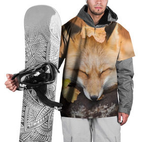 Накидка на куртку 3D с принтом Соня в Санкт-Петербурге, 100% полиэстер |  | fox | red | лиса | лисенок | рыжая