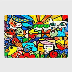 Магнитный плакат 3Х2 с принтом Картинка-мозаика в Санкт-Петербурге, Полимерный материал с магнитным слоем | 6 деталей размером 9*9 см | Тематика изображения на принте: 3d | другие | животные | кот | мозаика | насекомые | прикольные | птицы | собака | солнце | текстуры | узор | цветные | цветы | яркие