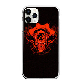 Чехол для iPhone 11 Pro матовый с принтом Gears of War в Санкт-Петербурге, Силикон |  | gears | skull | war | маркус | феникс | череп