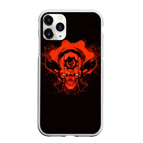 Чехол для iPhone 11 Pro Max матовый с принтом Gears of War в Санкт-Петербурге, Силикон |  | gears | skull | war | маркус | феникс | череп