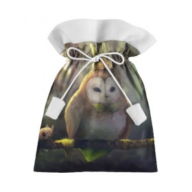 Подарочный 3D мешок с принтом Волшебная Сова в Санкт-Петербурге, 100% полиэстер | Размер: 29*39 см | owl | мудрость | птица | сова | филин