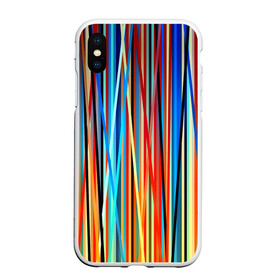 Чехол для iPhone XS Max матовый с принтом Colored stripes в Санкт-Петербурге, Силикон | Область печати: задняя сторона чехла, без боковых панелей | 3d | colored stripes | абстракция | другие | картинка | краски | линии | отблеск | полосы | прикольные | радуга | свет | цветные | яркие