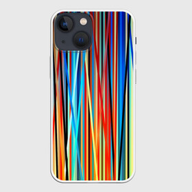 Чехол для iPhone 13 mini с принтом Colored stripes в Санкт-Петербурге,  |  | 3d | colored stripes | абстракция | другие | картинка | краски | линии | отблеск | полосы | прикольные | радуга | свет | цветные | яркие