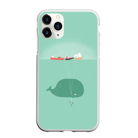 Чехол для iPhone 11 Pro Max матовый с принтом Кит с корабликами в Санкт-Петербурге, Силикон |  | кит | корабли | лодки | море | океан | шарики | якорь | якоря