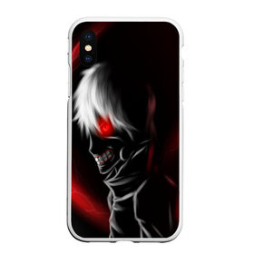 Чехол для iPhone XS Max матовый с принтом Tokyo Ghoul в Санкт-Петербурге, Силикон | Область печати: задняя сторона чехла, без боковых панелей | anime | ken kaneki | tokyo ghoul | аниме