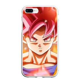 Чехол для iPhone 7Plus/8 Plus матовый с принтом Dragon ball super goku в Санкт-Петербурге, Силикон | Область печати: задняя сторона чехла, без боковых панелей | dragon ball | super goku