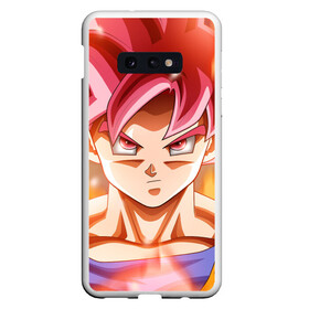 Чехол для Samsung S10E с принтом Dragon ball super goku в Санкт-Петербурге, Силикон | Область печати: задняя сторона чехла, без боковых панелей | dragon ball | super goku