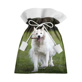 Подарочный 3D мешок с принтом Палочка в Санкт-Петербурге, 100% полиэстер | Размер: 29*39 см | dog | лабрадор | мопс | пес | собака | такса | хаски | щеночек