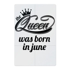 Магнитный плакат 2Х3 с принтом Королева рождена в июне в Санкт-Петербурге, Полимерный материал с магнитным слоем | 6 деталей размером 9*9 см | Тематика изображения на принте: королева июнь