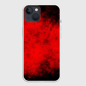 Чехол для iPhone 13 с принтом Grunge red в Санкт-Петербурге,  |  | watercolor | абстракция красок | акварель | брызги красок | живопись | краска | потертость красок