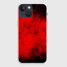 Чехол для iPhone 13 mini с принтом Grunge red в Санкт-Петербурге,  |  | watercolor | абстракция красок | акварель | брызги красок | живопись | краска | потертость красок