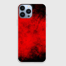 Чехол для iPhone 13 Pro Max с принтом Grunge red в Санкт-Петербурге,  |  | watercolor | абстракция красок | акварель | брызги красок | живопись | краска | потертость красок