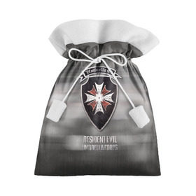 Подарочный 3D мешок с принтом Resident Evil в Санкт-Петербурге, 100% полиэстер | Размер: 29*39 см | Тематика изображения на принте: horror | jovovich | milla | zombie | вирус | зомби | йовович | милла | обитель зла | ужас
