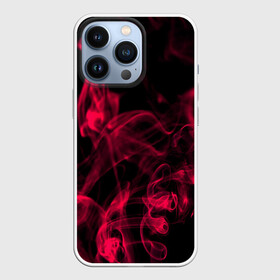 Чехол для iPhone 13 Pro с принтом Smoke color в Санкт-Петербурге,  |  | 3d | битва огней | другие | жар | камин | красный | огонь | печь | пламя | пожар | прикольные | пыл | синий | стихия | столкновение огней | топка | тренд | узор | цветные | череп | яркие