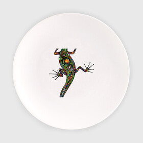 Тарелка с принтом Ящерица в Санкт-Петербурге, фарфор | диаметр - 210 мм
диаметр для нанесения принта - 120 мм | животное | игуана | ящперица
