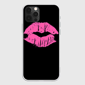 Чехол для iPhone 12 Pro Max с принтом Чмок в Санкт-Петербурге, Силикон |  | губы | светящиеся | флуоресцентный | флюр | флюровый