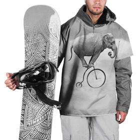 Накидка на куртку 3D с принтом Hipster Bike в Санкт-Петербурге, 100% полиэстер |  | Тематика изображения на принте: elephant | hipster | индия | йога | слон | хипстер