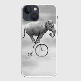 Чехол для iPhone 13 mini с принтом Hipster Bike в Санкт-Петербурге,  |  | elephant | hipster | индия | йога | слон | хипстер